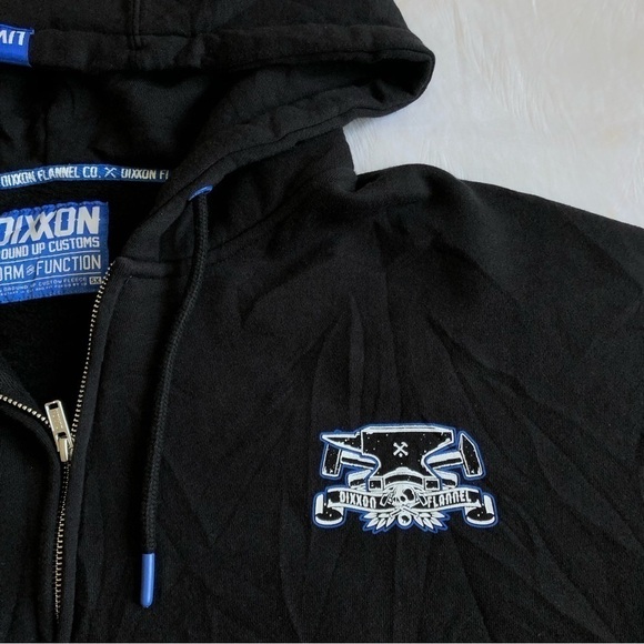Dixxon Never Surrender Zip Up Hoodie - Picture 5 of 10